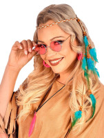 Preview: Feather headband turquoise