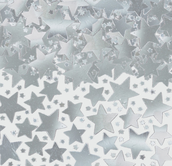 Estrellas de confeti de papel de aluminio