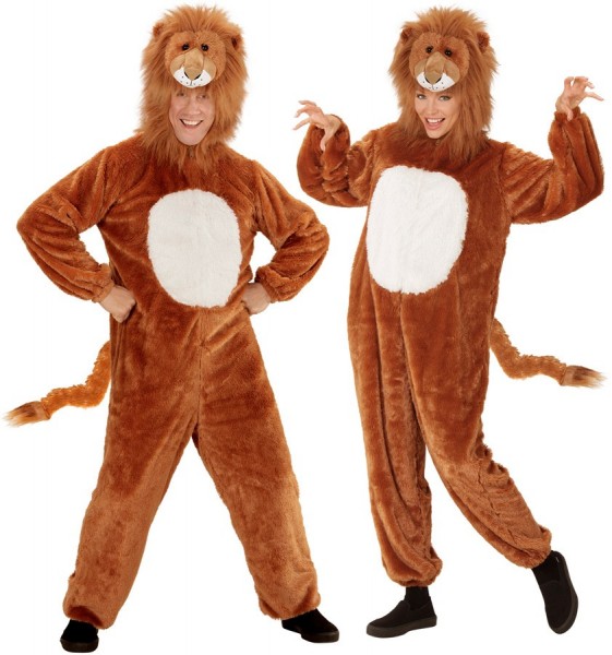 Lion Plush kostuum voor volwassenen