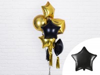 Black Star Balloon Shimmer 48cm