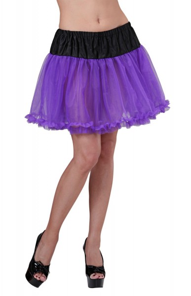 Petticoat underskirt Susanne black-purple