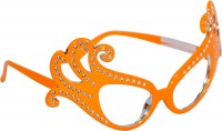 Funky Brille in Orange