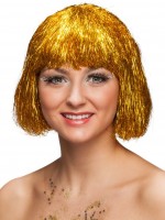 Preview: Glamor party wig gold
