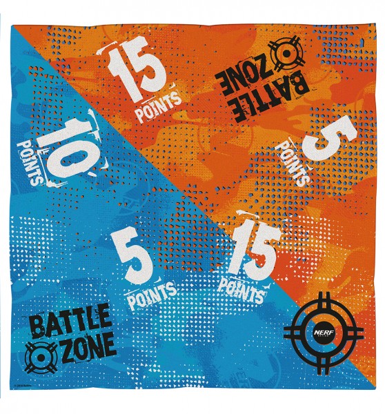 20 serviettes Nerf Battle Zone 33 x 33 cm 2