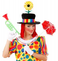 Chapeau de clown avec tournesol