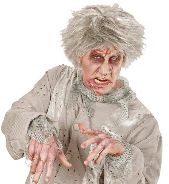 Zombie Wig Shawn Grey-White
