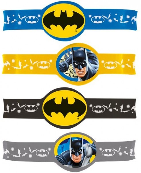 4 bracciali Batman Hero 2