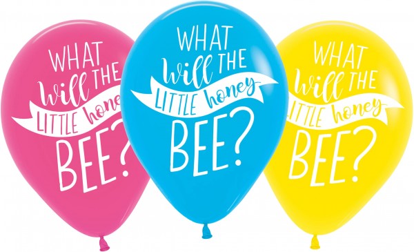 6 balonów dla pszczół 27,5 cm