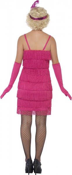 20er Jahre Flapper Kostüm July Pink 2