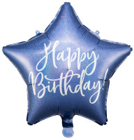 Preview: Blue Star Birthday Balloon 40cm