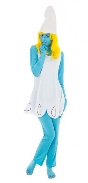 Smurfette costume for women