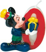 Mickey Mouse dreamland birthday candle 0