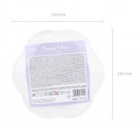Oversigt: 6 candy party papir plader lavendel 13cm