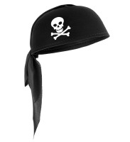 Vorschau: Piraten Kappe Bandana schwarz