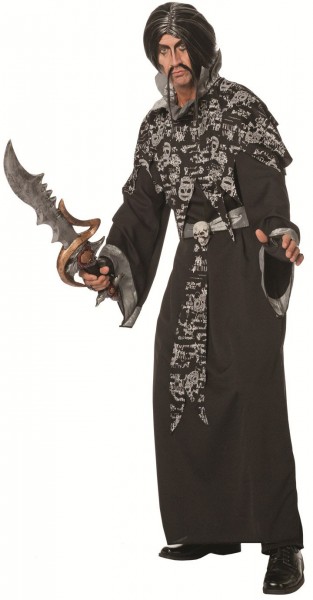 Disfraz de guerrero samurái de terror nigromante