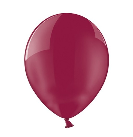 100 Luftballons Shiny Crystal Weinrot 30cm