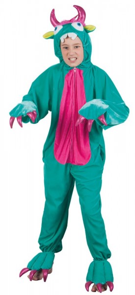 Pluche Monster Grunchy jumpsuit voor kinderen