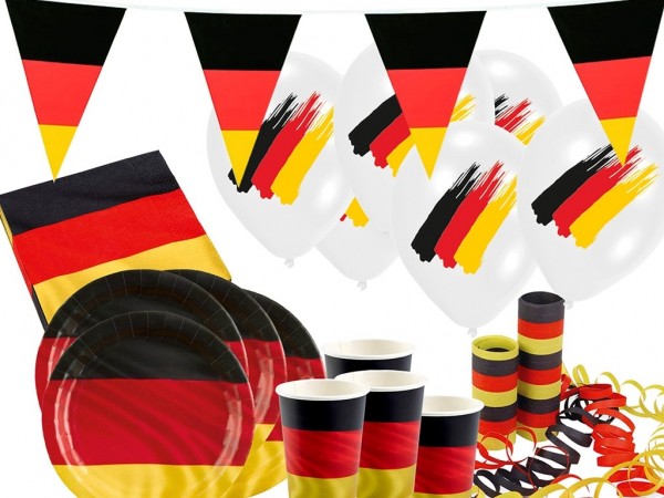 Paquete de fiesta de la Copa Mundial de la bandera de Alemania