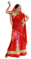 Vista previa: Disfraz de sari indio para mujer