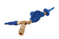 Pressure valve with manometer