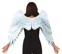 Fabric angel wings in white 100cm