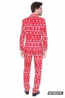 Preview: Suitmeister Party Suit Christmas Red Nordic