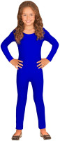 Langærmet børne bodysuit blå
