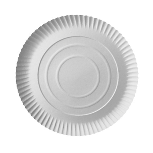 100 depth FSC plate Scarlatti white 26cm