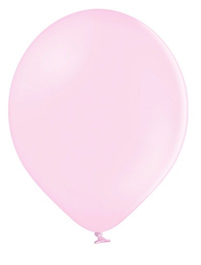 50 party star balloons pastel pink 30cm