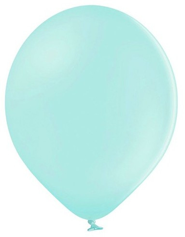 10 party star balloons mint turquoise 30cm