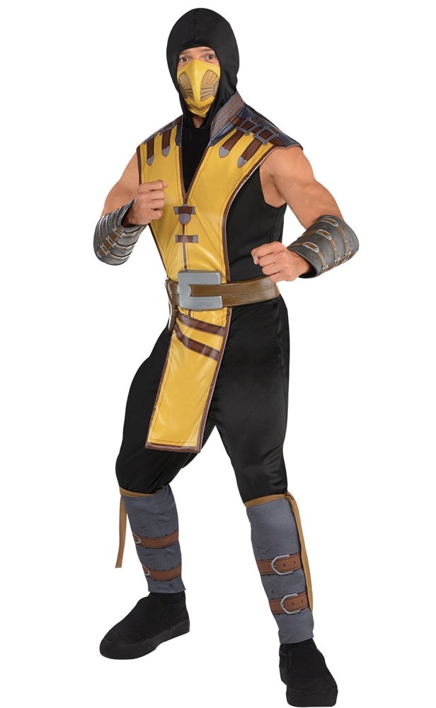 Mortal Kombat Scorpion kostume til mænd |
