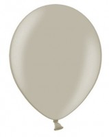 Vorschau: 100 Partystar Luftballons hellgrau 23cm