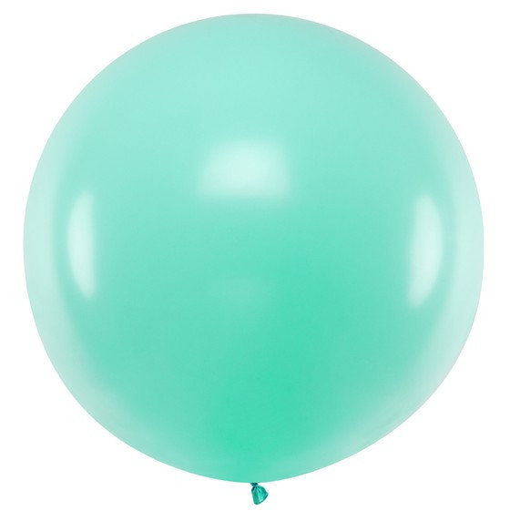 Balon lateksowy XL mięta 1m