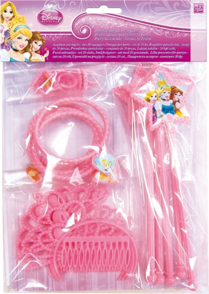 Pink Disney Princess Schmuckset Prinzessinnen Accessoires 20tlg