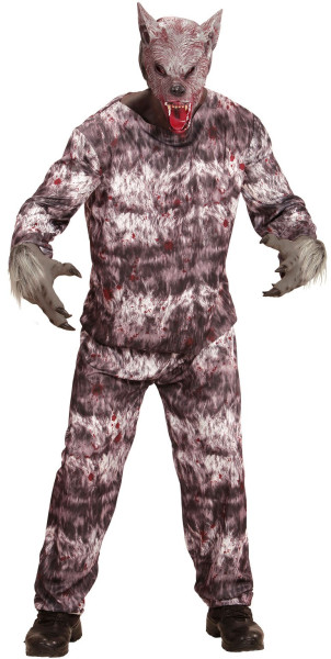 Blutrünstiger Werwolf Jerry Kostüm