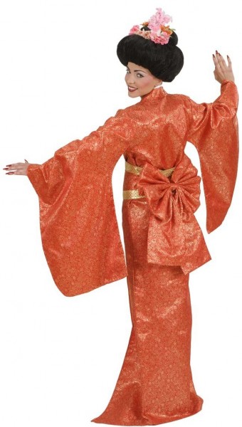 Disfraz de geisha Makoto premium en calidad teatral 2
