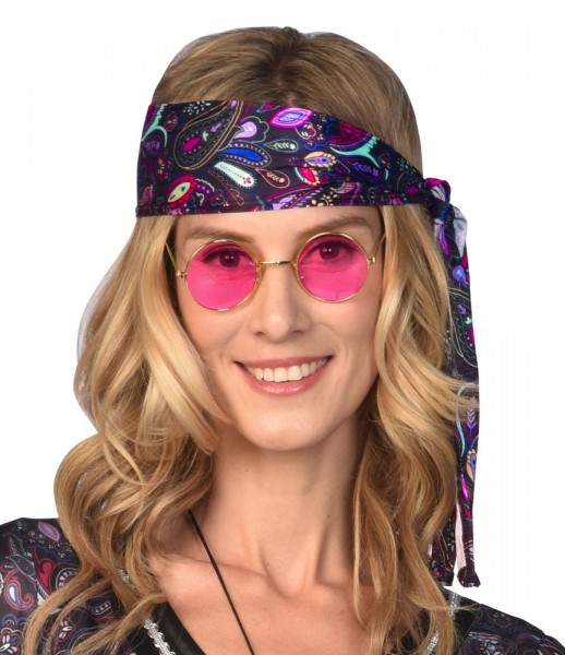 Occhiali hippie rosa Sonja