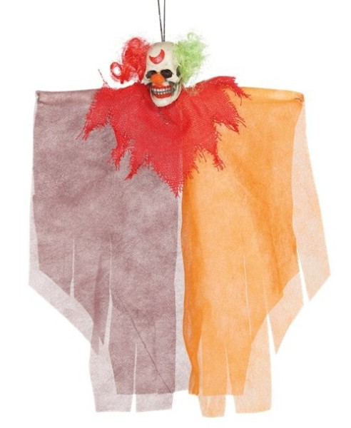 Zombie horror clown hangende decoratie 30cm
