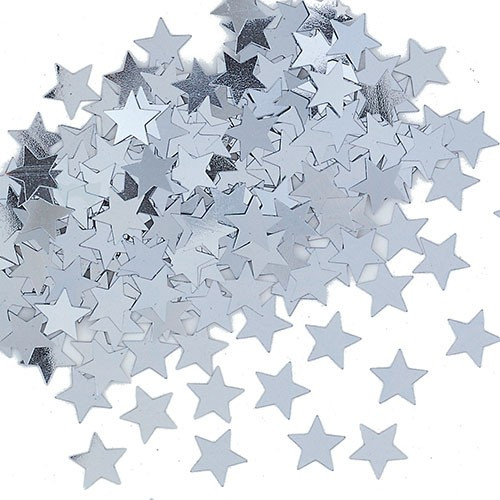 Silver Star sprinkle decoration 14g