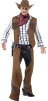 Oversigt: Gunslinger vestlige cowboy kostume