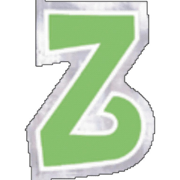 48 balloon stickers letter Z