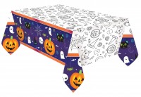 Happy Halloween paper tablecloth 2.6m