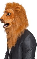Oversigt: Premium løvemaske med bevægelses- og lyseffekt