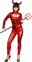 Preview: Shiny devil lady costume for women