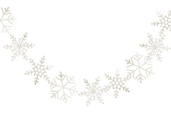 Girlanda w kształcie płatka śniegu 1,5m