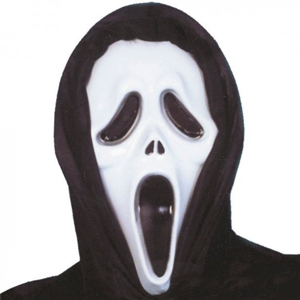 Halloween Maske Halbmaske Freaky Totenkopf Spooky Horror Gruselmaske 