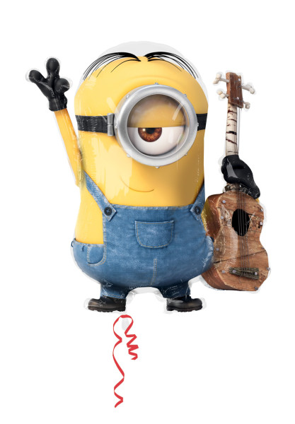 Balon foliowy Minion Stuart z gitarą