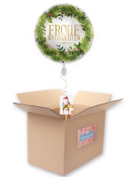 Vorschau: Weihnachts-Folienballon Tannenkranz 71cm