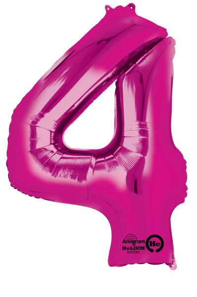 Numero balloon 4 Pink 88cm