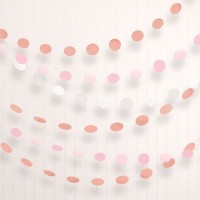 Ghirlanda di punti in oro rosa 2.1m